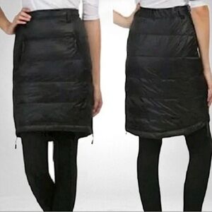 NWT 32 Degree Ultra Light Down Elegant Black Insulated Puffer Skirt